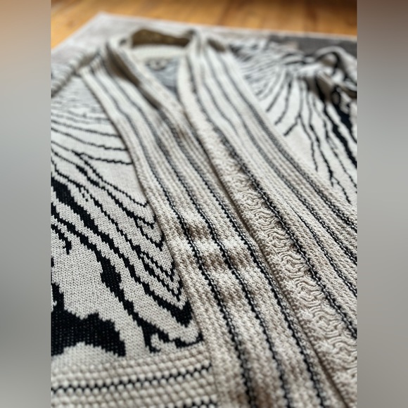 Anthropologie - ecoté label shawl collage open cardigan. - Picture 3 of 4